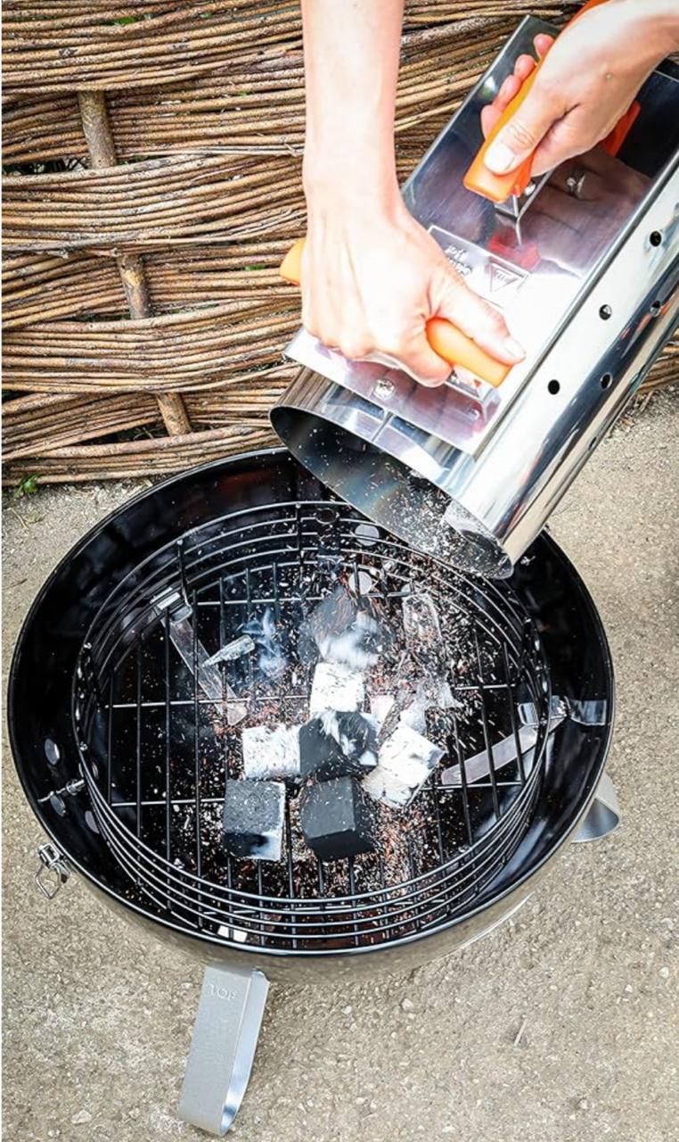 Pro-Q Charcoal Lighter - Stainless Steel