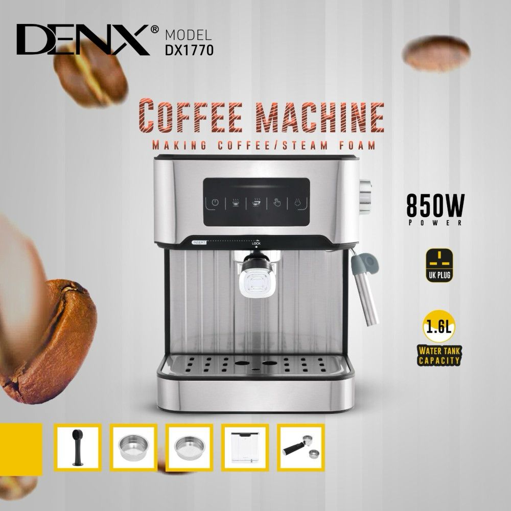 ماكينة تحضير الإسبريسو والكابتشينو من Dinex بشاشة لمس