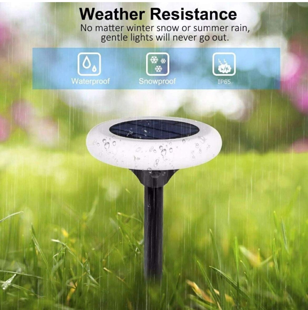 مصباح ليد مقاوم للماء يعمل بالطاقة الشمسية بشكل قرص من Hardoll