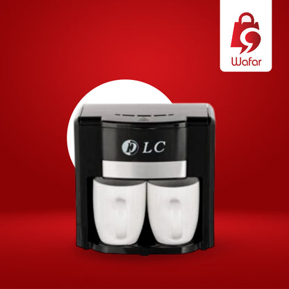 ماكينة تحضير القهوة بسعة 0.3 لتر مع كوبين من البورسلين – DLC-CM7312