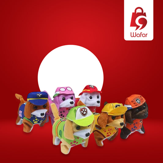 كلب محشو كهربائي يمشي وينبح