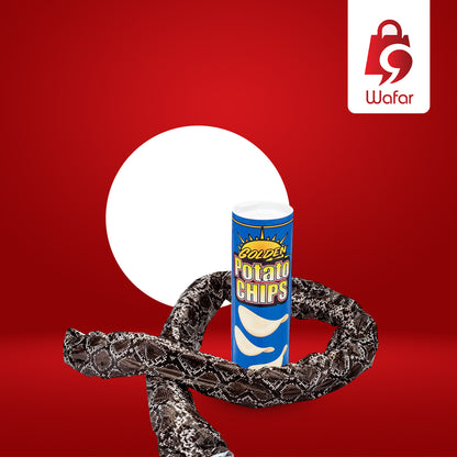 خدعة الثعبان في علبة رقائق البطاطس من FunFamz