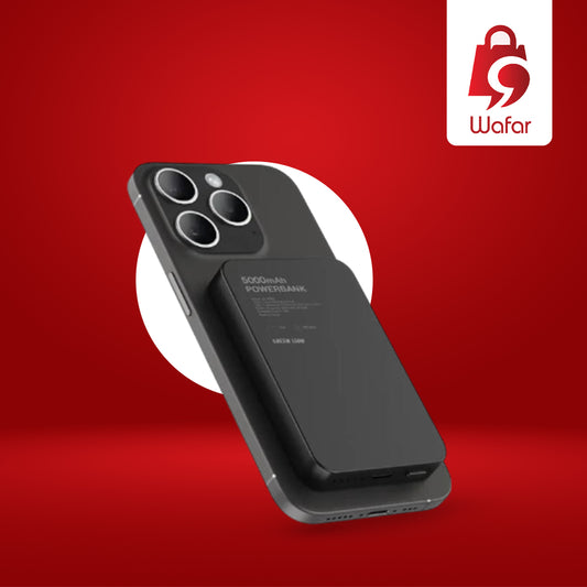 بطارية محمولة GL-MAG5 بسعة 5000 مللي أمبير - متوافقة مع MagSafe