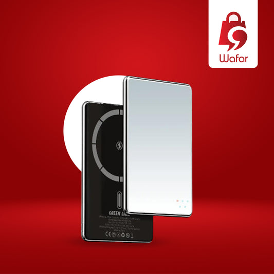 باور بانك Green Lion بتصميم مرآة - سعة 5000 مللي أمبير