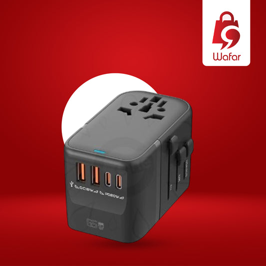 محول السفر GaN بقوة 65 واط مع كابل قابل للسحب (HHT907)