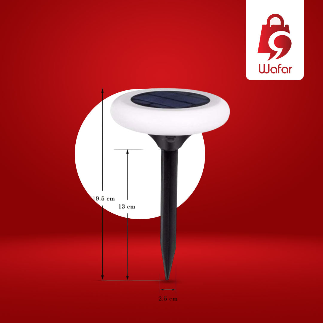 مصباح ليد مقاوم للماء يعمل بالطاقة الشمسية بشكل قرص من Hardoll