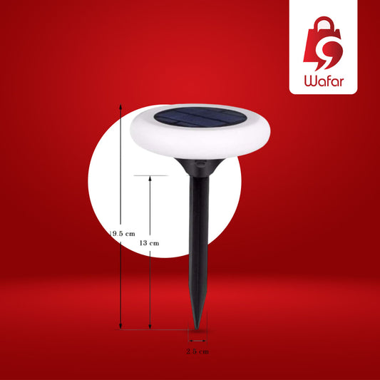 مصباح ليد مقاوم للماء يعمل بالطاقة الشمسية بشكل قرص من Hardoll