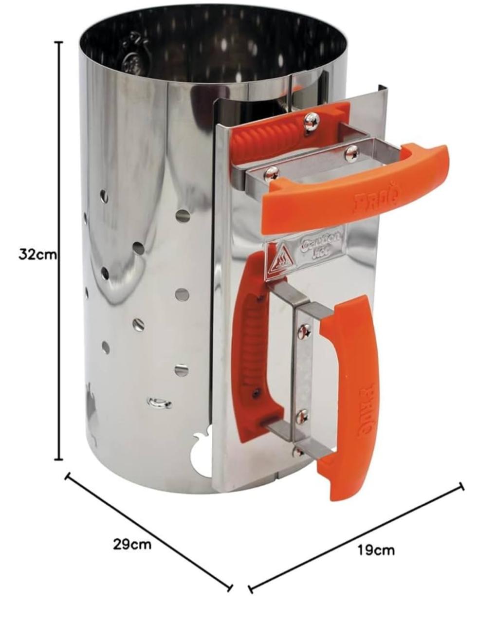 مشعل فحم من برو كيو – ستانلس ستيل (فولاذ مقاوم للصدأ)