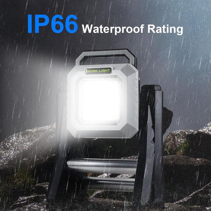 Multi-purpose work light with extendable base - black