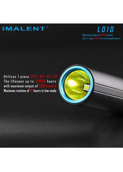 IMALENT LD10 Compact Keychain Flashlight