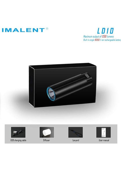 IMALENT LD10 Compact Keychain Flashlight