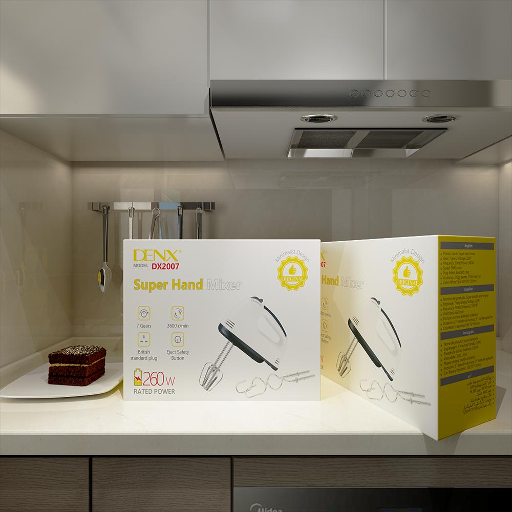 خلاط يدوي كهربائي فائق القوة من Denx DX2007