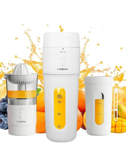 عصارة جرين لايون الذكية 3 في 1 بسعة 380 مل – أبيض