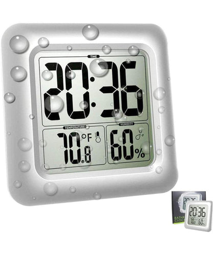 ساعة حائط كبيرة مقاومة للماء للحمام