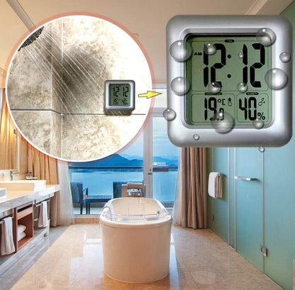 ساعة حائط كبيرة مقاومة للماء للحمام
