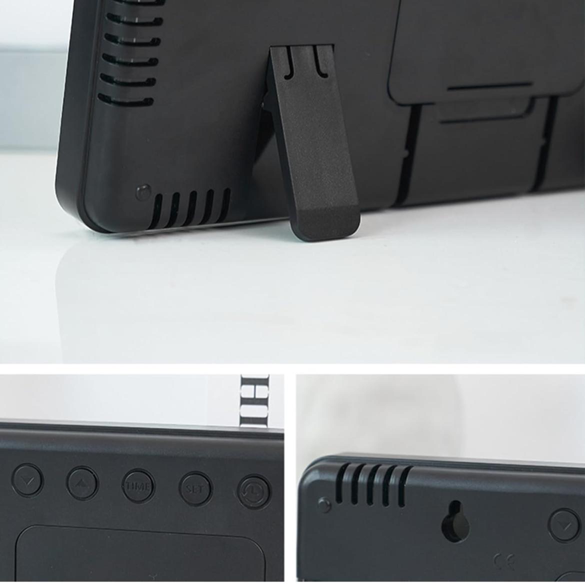 ساعة حائط متعددة الوظائف لمراقبة جودة الهواء مع كشف الفورمالديهايد