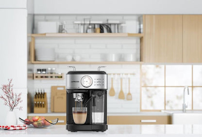 ماكينة قهوة LePresso بضغط قوي 20 بار مع فلتر كبسولات