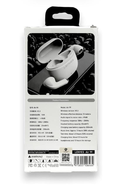 سماعة رأس لاسلكية LENYES AIR 99 – بلوتوث 5.3 بلمس ذكي وصوت HiFi ستيريو