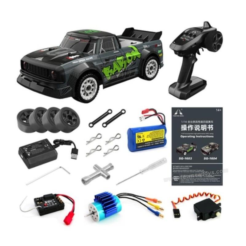 سيارة SG-1603 PRO RC من PINECONE MODEL بمقياس 1/16