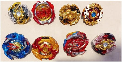 مجموعة إطلاق وصندوق تخزين لبازل بلابل الانفجار 4D – مجموعة بلابل دوران مع قاذف للأطفال – 8 قطع