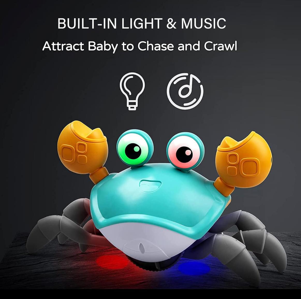 لعبة السلطعون الزاحف للأطفال والرضّع – بلإضاءة وموسيقى