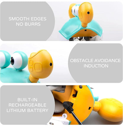 لعبة السلطعون الزاحف للأطفال والرضّع – بلإضاءة وموسيقى