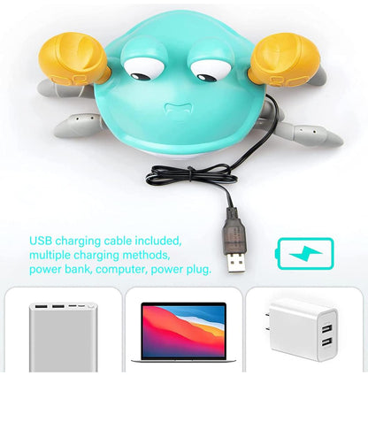 لعبة السلطعون الزاحف للأطفال والرضّع – بلإضاءة وموسيقى