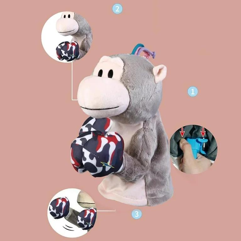 قرد ملاكم – دمية يد لحيوانات الكونغ فو | دمى ملاكمة للأطفال