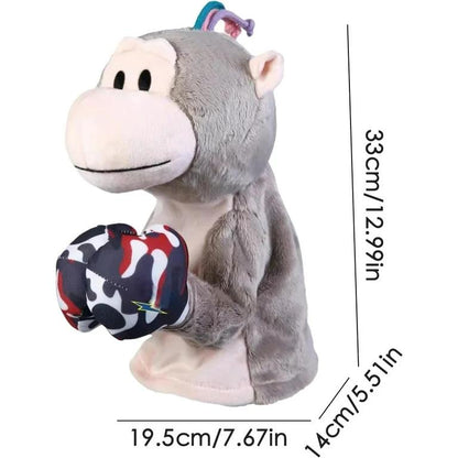 قرد ملاكم – دمية يد لحيوانات الكونغ فو | دمى ملاكمة للأطفال