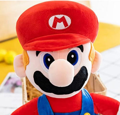 2 دمى محشوة لشخصيات ماريو – حجم كبير 15.75 إنش (40 سم)