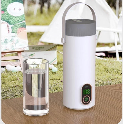 غلاية كهربائية محمولة قابلة لإعادة الشحن VVU&CCO بسعة 330 مل