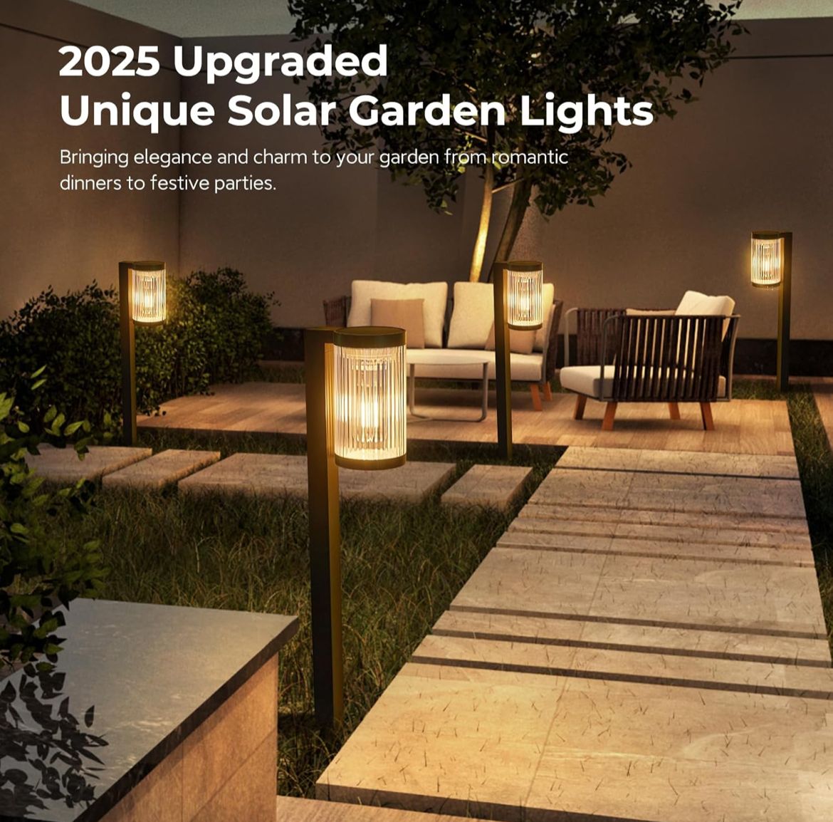 أضواء الممر الشمسية من ELECLINK للاستخدام الخارجي