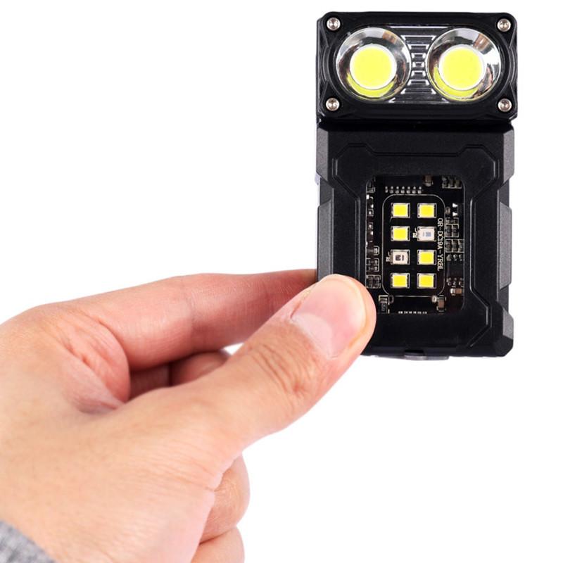 مصباح يدوي صغير متعدد الوظائف ليد كوب