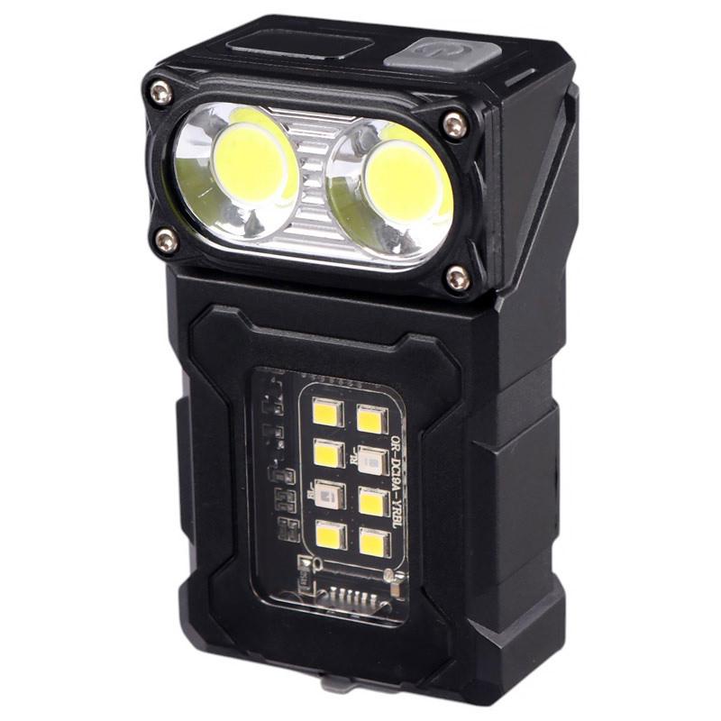 مصباح يدوي صغير متعدد الوظائف ليد كوب