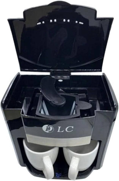 ماكينة تحضير القهوة بسعة 0.3 لتر مع كوبين من البورسلين – DLC-CM7312