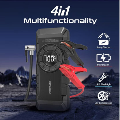 باوربانك مع بطارية تشغيل سيارة بقدرة 1200 أمبير / 12 فولت