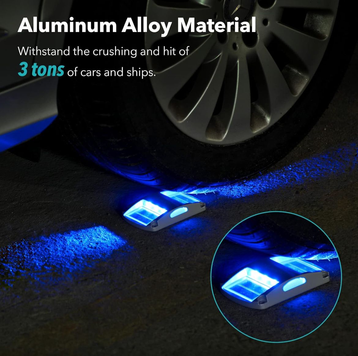 كشافات AGPTEK الشمسية للممرات الخارجية – أضواء سطح