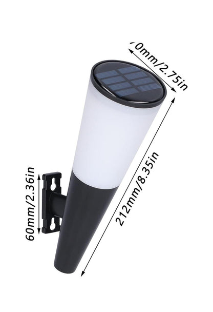 أضواء حائط شمسية خارجية - ضوء أبيض دافئ وRGB