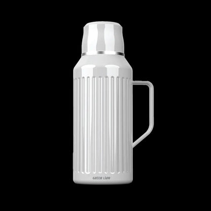 زجاجة حرارية كلاسيكية من Green Lion (أسود وأبيض)