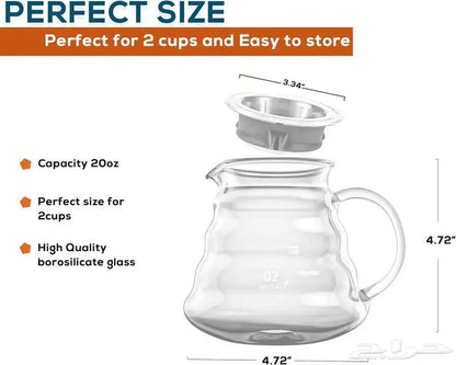 طقم V60 لتحضير القهوة أثناء السفر