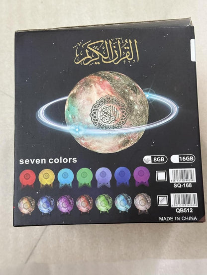 سماعة القرآن الكريم من Kaulbiat – مع مصباح، بلوتوث، وتحكم عبر تطبيق الهاتف