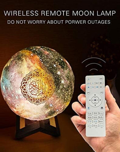 سماعة القرآن الكريم من Kaulbiat – مع مصباح، بلوتوث، وتحكم عبر تطبيق الهاتف