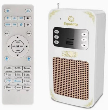 سماعة القرآن الذكية الجداريّة Equantu SQ-669 مع ريموت – بلوتوث / راديو / USB وSD