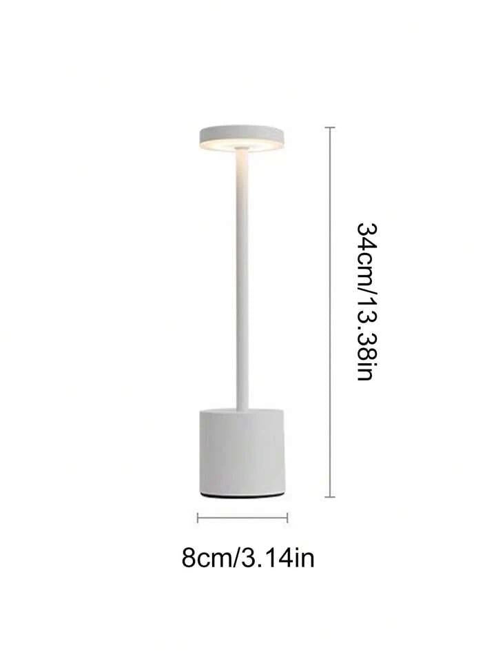 مصباح طاولة LED ستايل نورديك - متعدد الألوان وقابل لإعادة الشحن