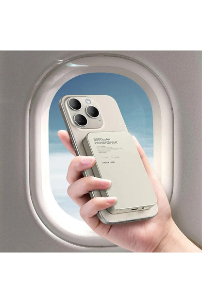 بطارية محمولة GL-MAG5 بسعة 5000 مللي أمبير - متوافقة مع MagSafe