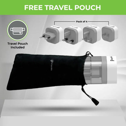 محولات كهربائية عالمية Ultraprolink Travel Qubes (علبة تحتوي على 4 قطع)