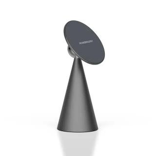 حامل هاتف مغناطيسي من باورولوجي بتصميم مخروطي للمكتب مع 17 مغناطيس N5 - أسود