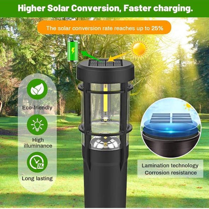 الإضاءة الشمسية الخارجية LED للحدائق