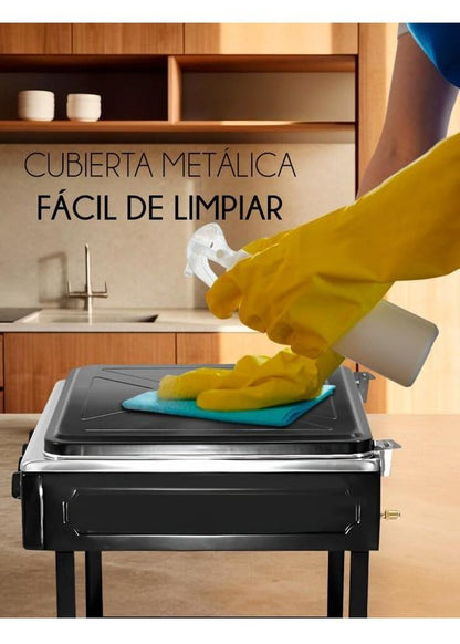 الشواية متعددة الاستخدامات RED VELVET بالغاز مع 4 شعلات ورف