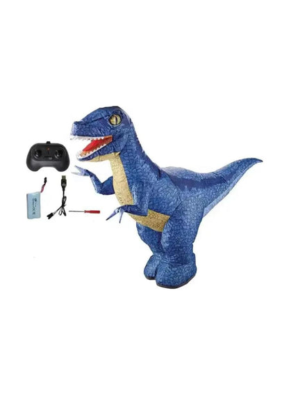 لعبة ديناصور قابلة للنفخ من nino's بطول 3 أقدام بجهاز تحكم عن بُعد للأطفال